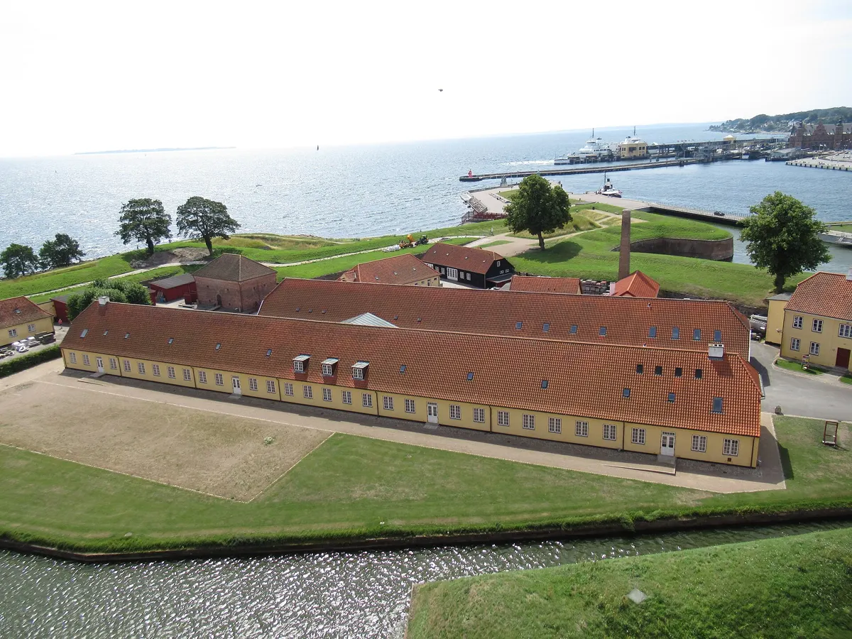 The ramparts and barracks of Kronborg on a Kronborg and Viking Ship Museum tour